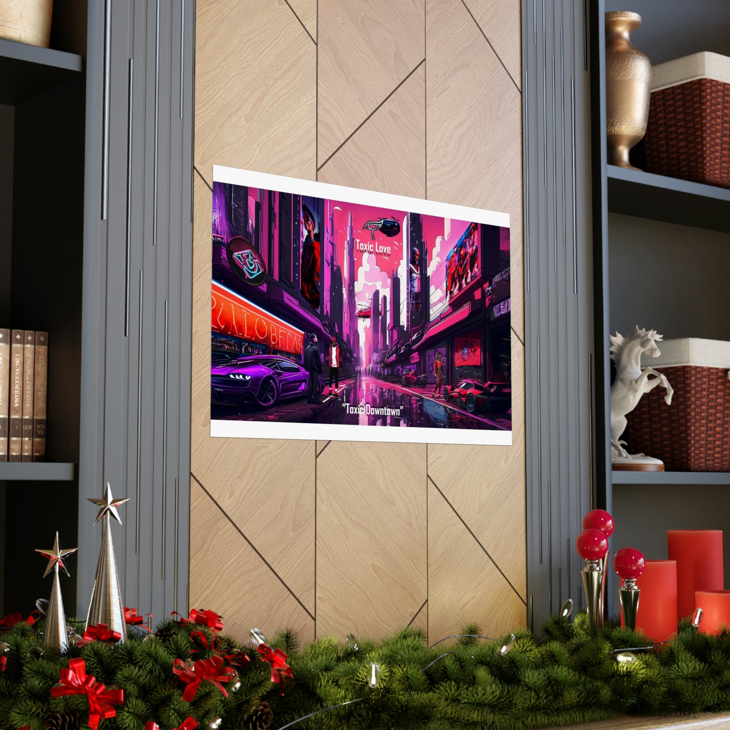 "TOXIC DOWNTOWN" Graphic Art Print