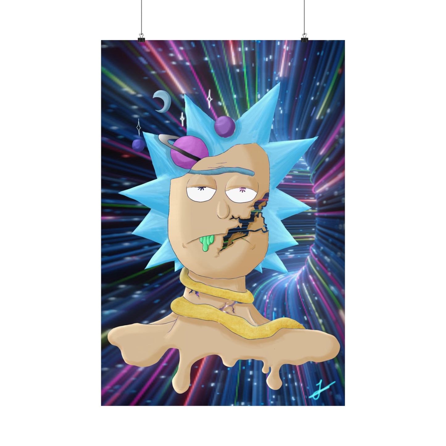 Graphic Art "Ancient Rick" Print